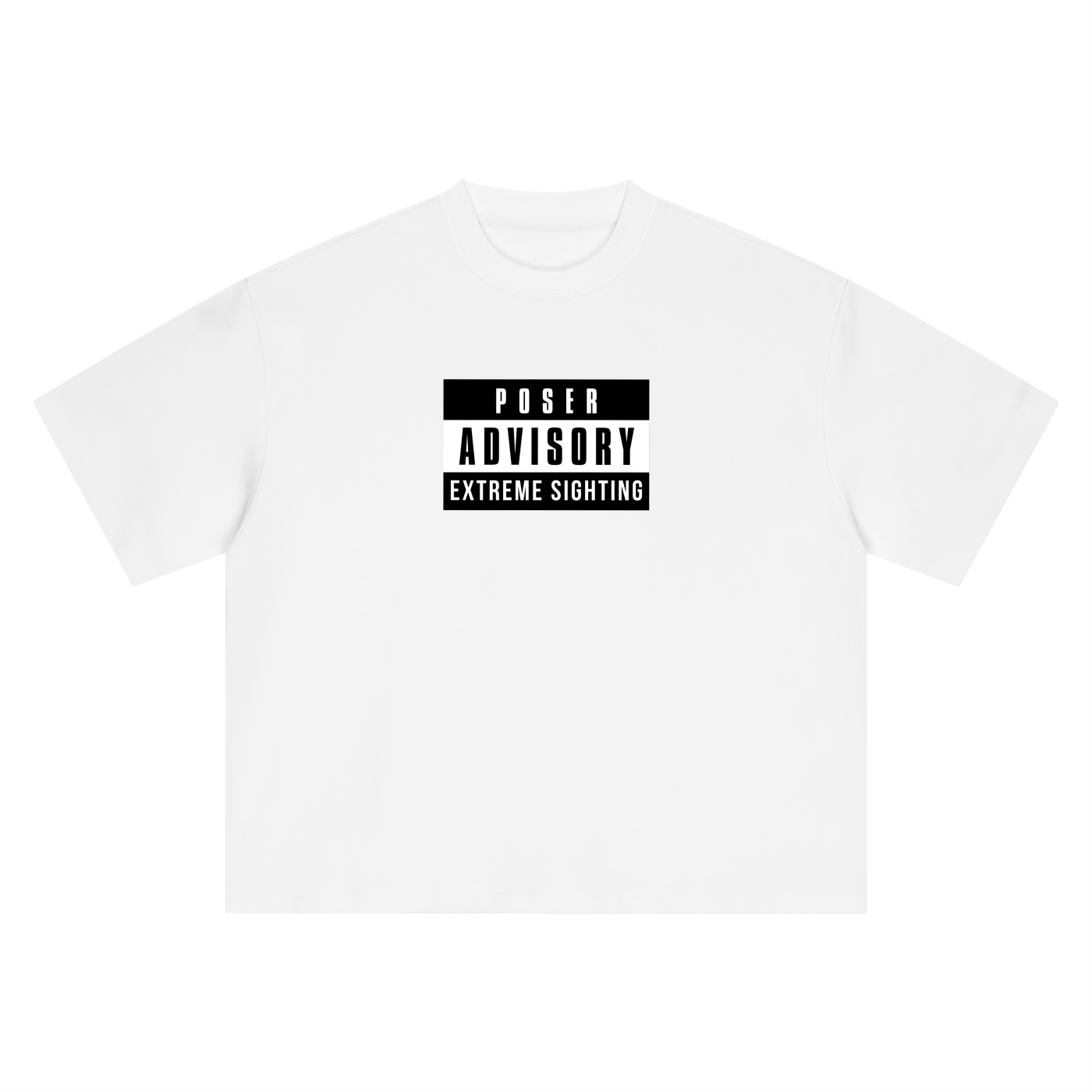 Heavy AF Poser Advisory Tee