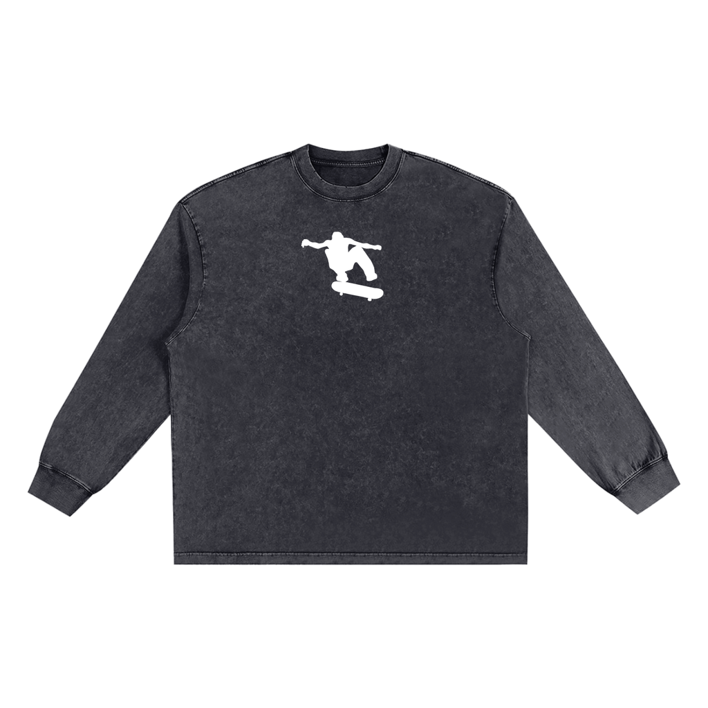 Classic Oversized Snow-Washed Poser Long Sleeve