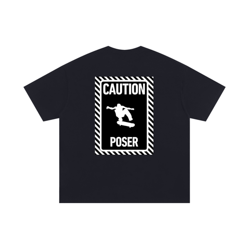 Classic Oversized Caution Poser Tee